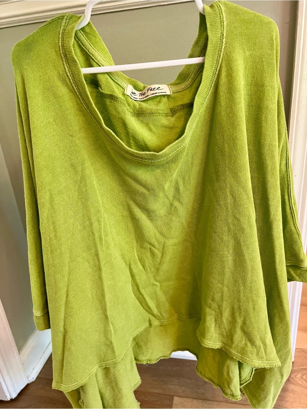 We The Free Cropped CC Tee in Lace Fern Green - Picture 4 of 6